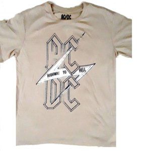 AC/DC Highway to Hell Foil Bolt metal rock Official T-Shirt XXL 2XL NWT